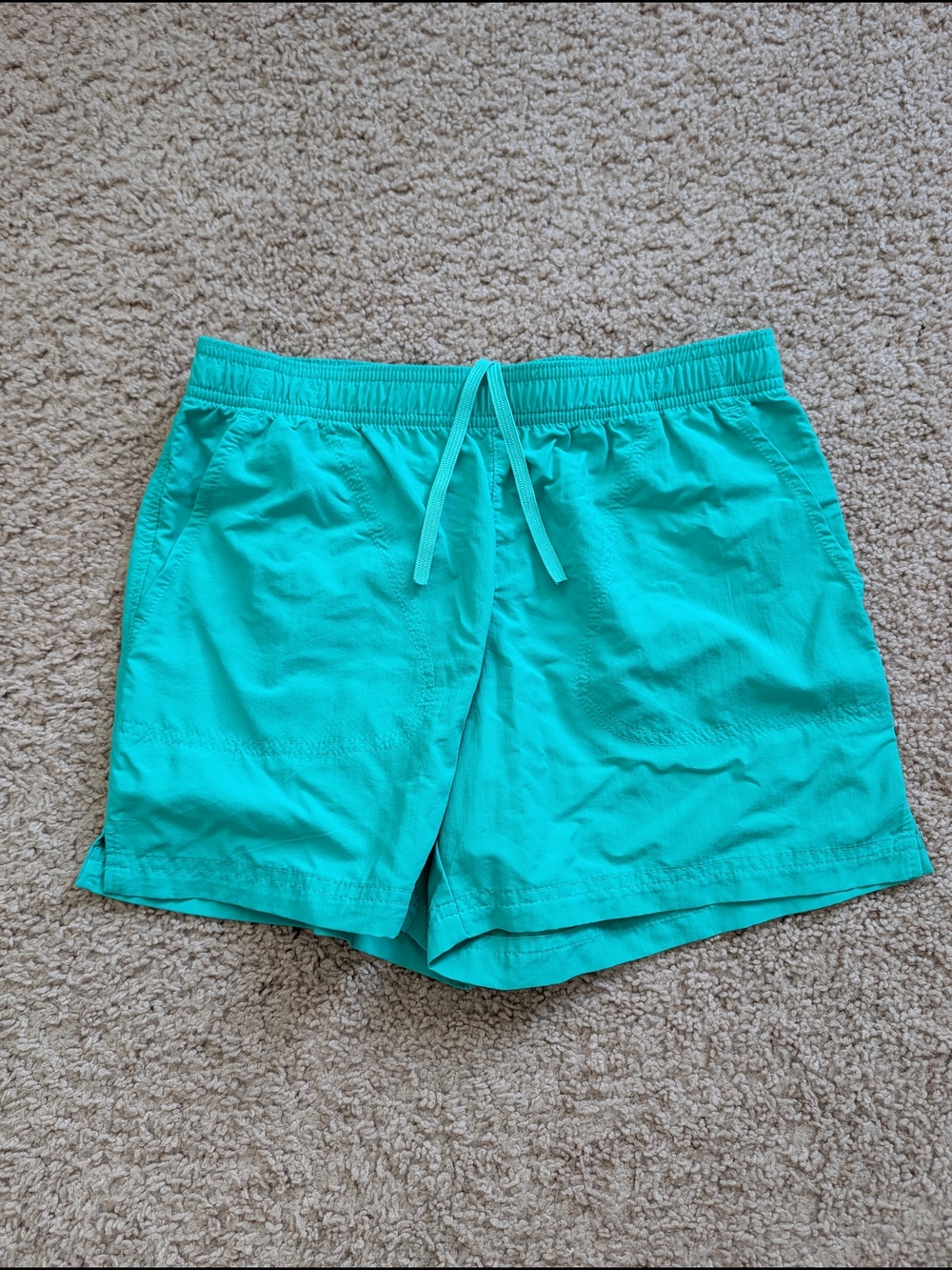 Columbia Womens Green Sandy River Omni-Shade Omni-Shield Hiking Shorts Small